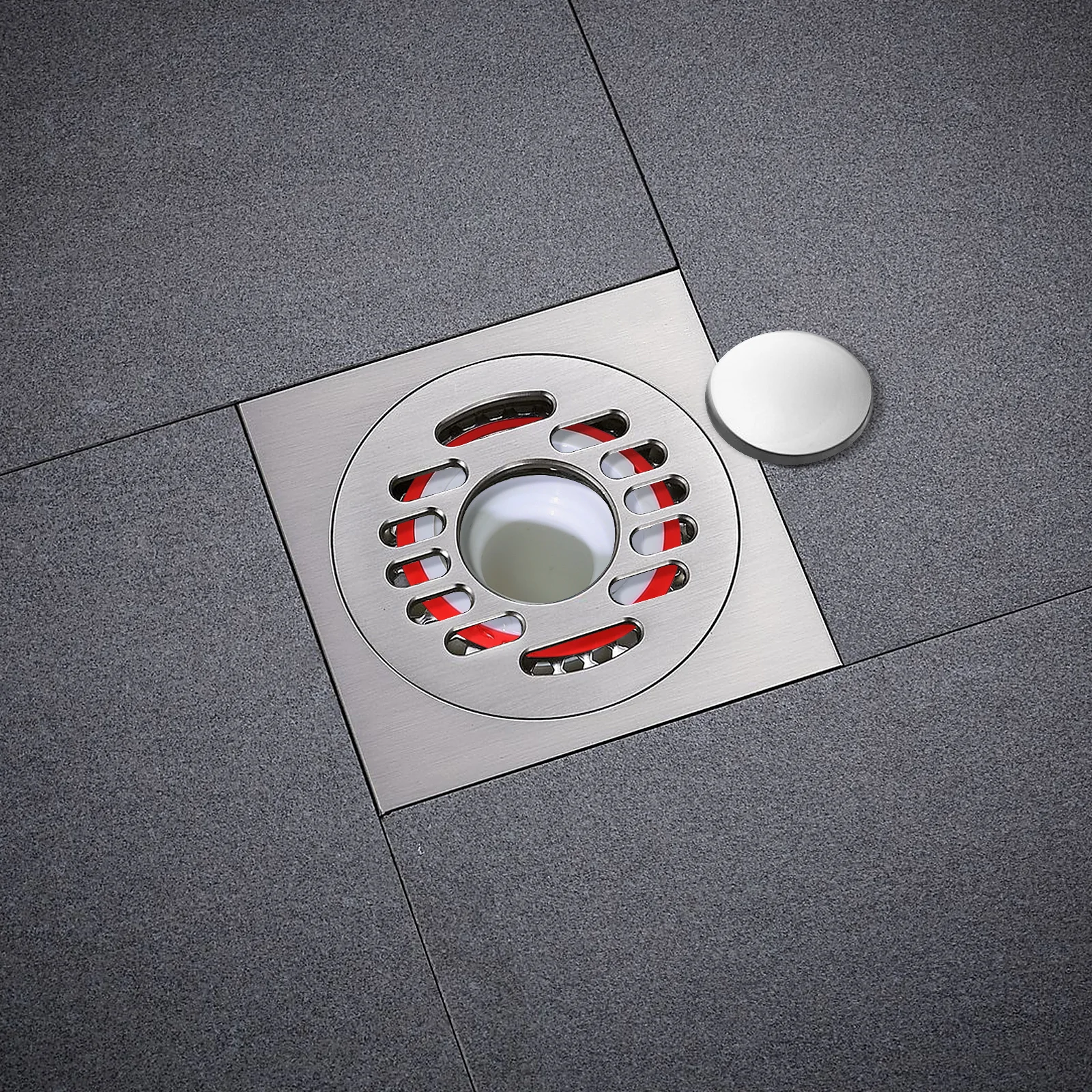 2 قطعة تجفيف الأرضية الأساسية سيليكون الطابق استنزاف حمض القلويات مقاومة الحمام المطبخ تدفق المياه السريع مصفاة حوض