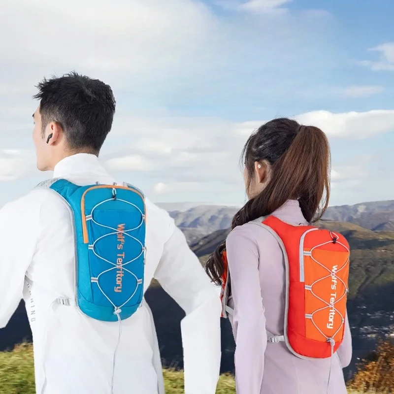 Running sports marathon backpack ultra light nylon light weight hiking portable water bag cross-country backpack