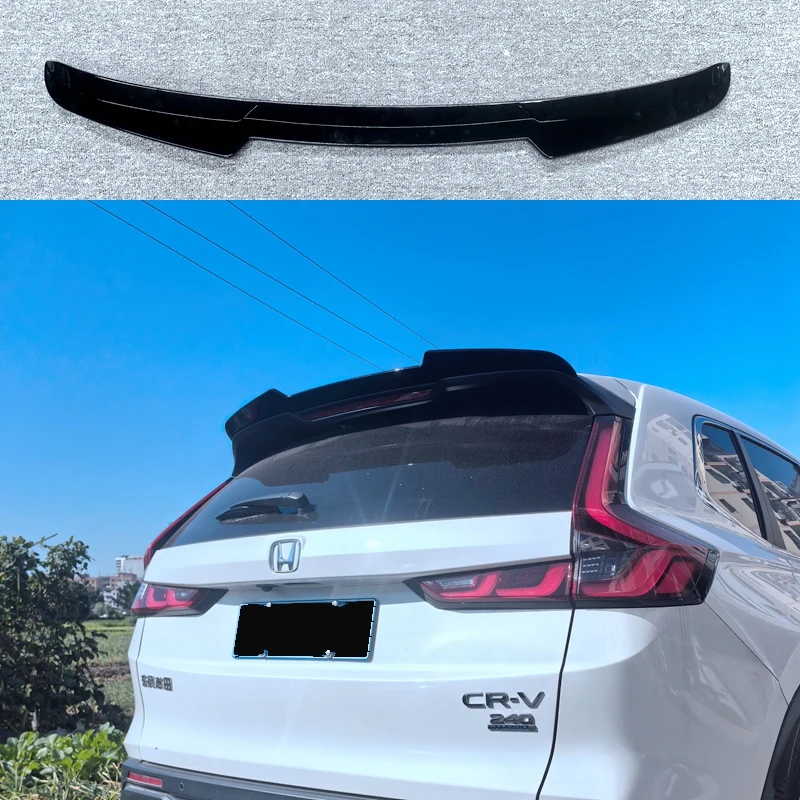 For Honda CRV CR-V 2023 2024 2025 High Qudaity ABS Car Rear Roof Wing Spoiler Glossy Black  Body Kit