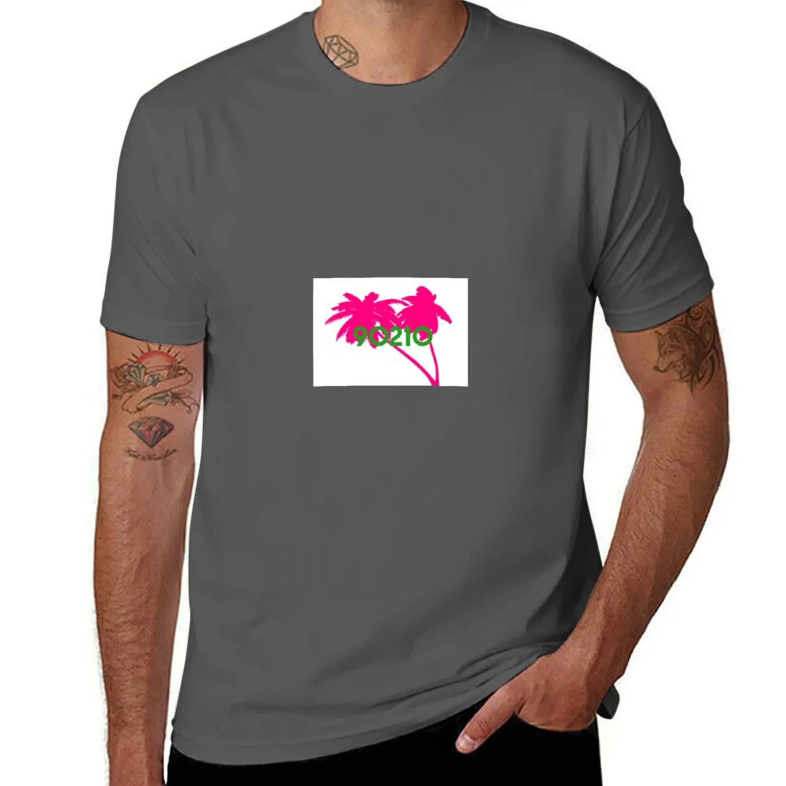 

90210 T-Shirt Soft Basic Cotton Short Sleeve Tee