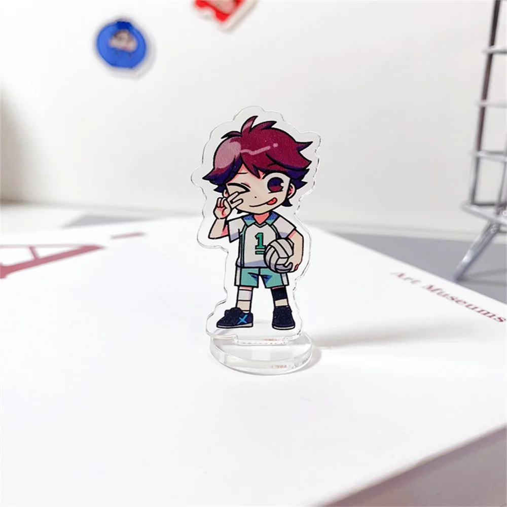 Haikyuu Anime Peripheral Shoyo Hinata Tobio Kageyama Figures Men Women Cartoon Vertical Tabletop Decoration Collectible Gift