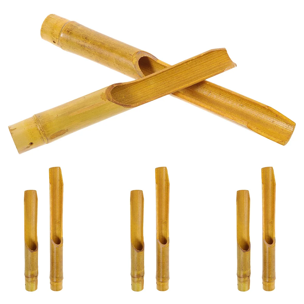 

8Pcs Bamboo Wind Chime Tubes Japanese Style DIY Repair Kits Home Garden Decor Tranquil Atmosphere Wind Chime Craft