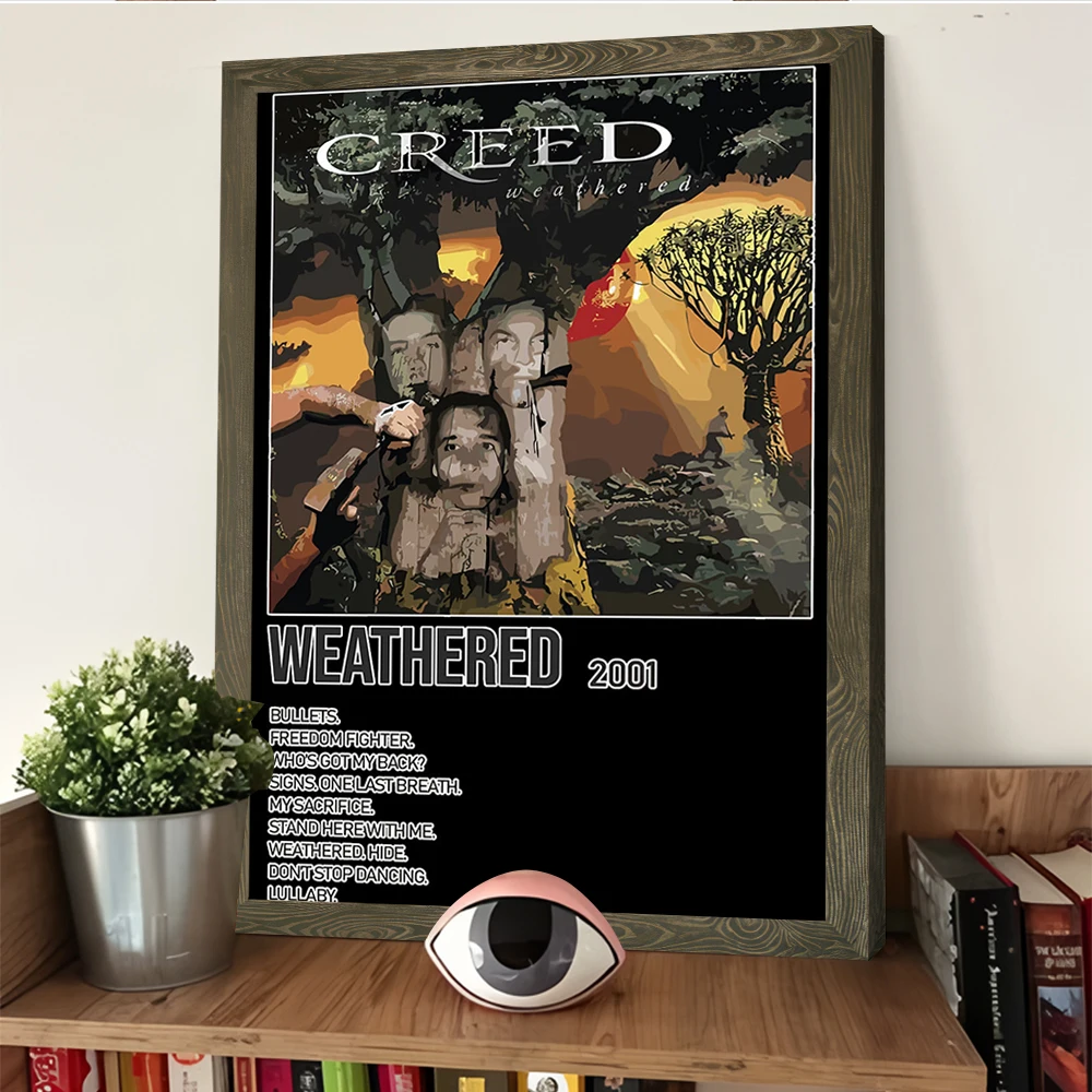 Creed Weathered Album Cover Poster Customizable Printed Canvas Painting Wall Art Gift for Modern Home Decoration Room Wand Deko - view 4