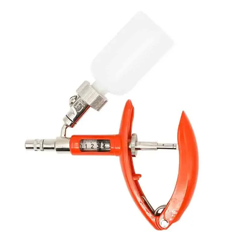 Upgrade New A New Type Of High-precision Veterinary Syringe Automatic Adjustable Continuous Vaccine Injector For Pigs, Cattle An
