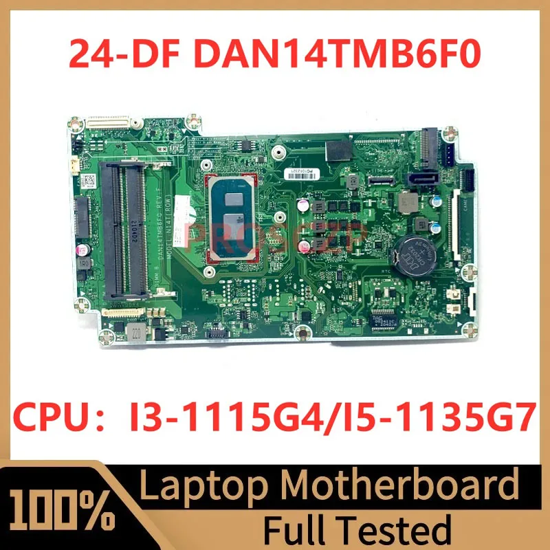 

M05271-001 M05272-001 для ноутбука HP 24-DF, материнская плата для ноутбука DAN14TMB6F0 с L99094-001/I5-1135G 7 CPU 100% протестирована