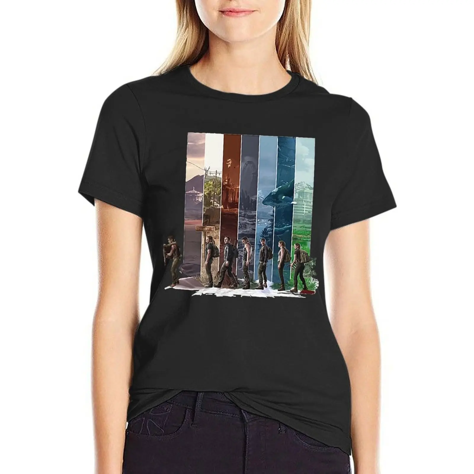 

Funny Gift The Laste Of Us Classic Fans T-Shirt funny animal print shirts graphic tees cropped t shirts for Women