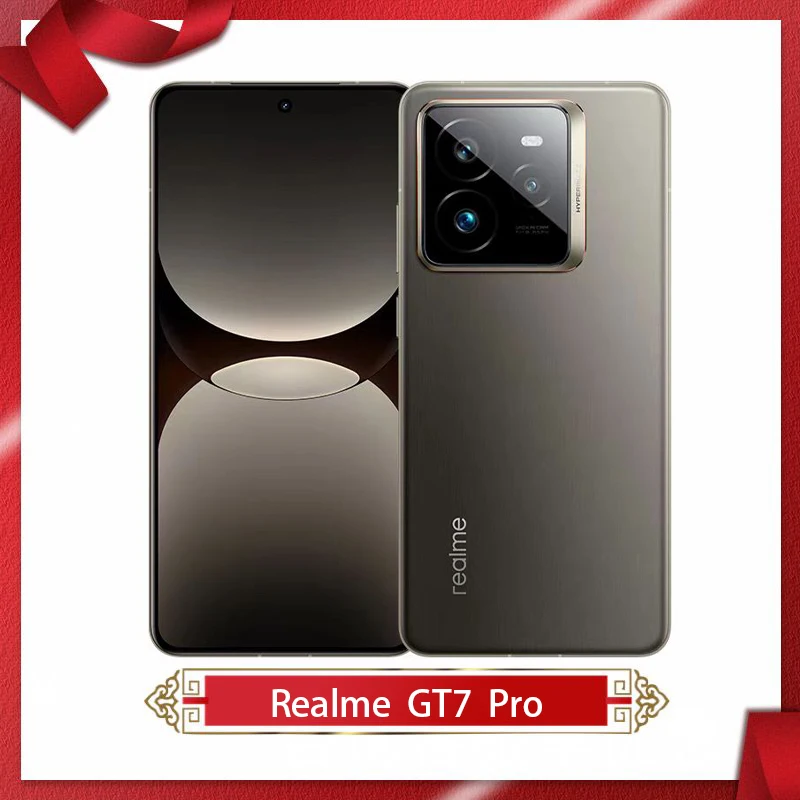 هاتف محمول Realme GT7 Pro 5G غير مقفول Snapdragon 8 Elite شاشة Eco2 مقاس 6.78 بوصة 120 هرتز 50 ميجابكسل 6500 مللي أمبير في الساعة 120 وات شحن فلاش OTA NFC