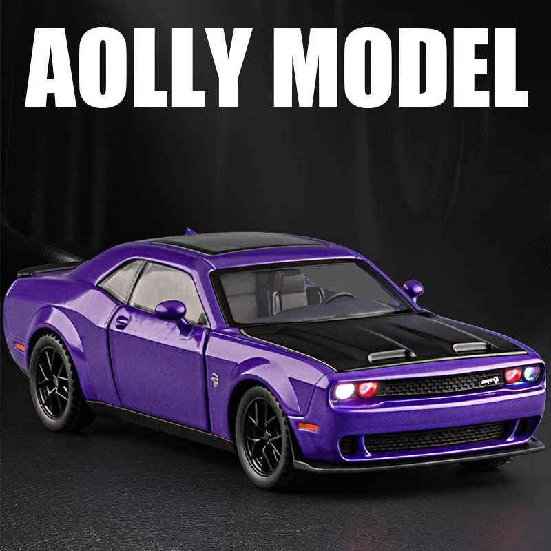 

1:32 Hellcat Alloy Roadster Model Ornament Toy Gift Diecast Alloy Car Model Collectible