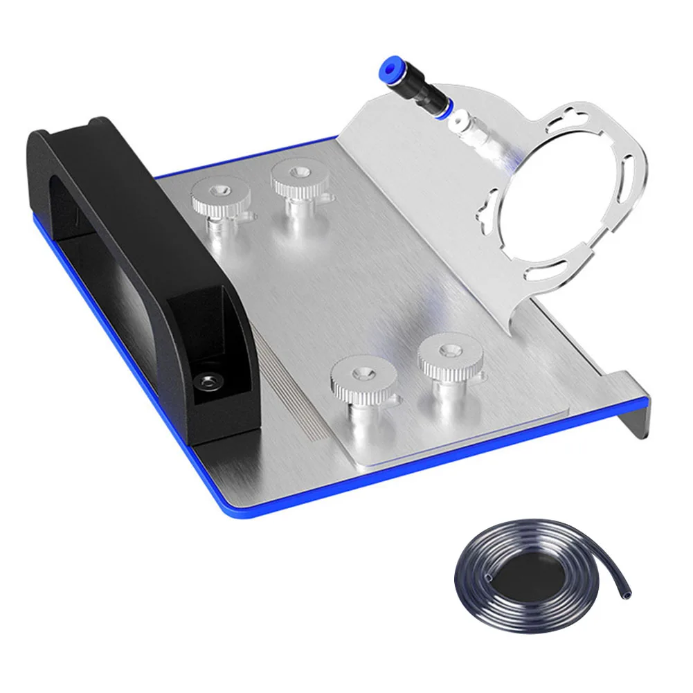 

Achieve Clean and Professional Tile Chamfering with this Angle Grinder Stand Compatible with Type 100 Grinders