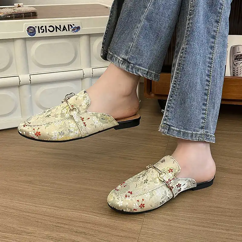 Without Lace Round Foot Woman's Golf Sport Woven Orange Sneakers Sports Shoes Basketball New Arrival Entertainment