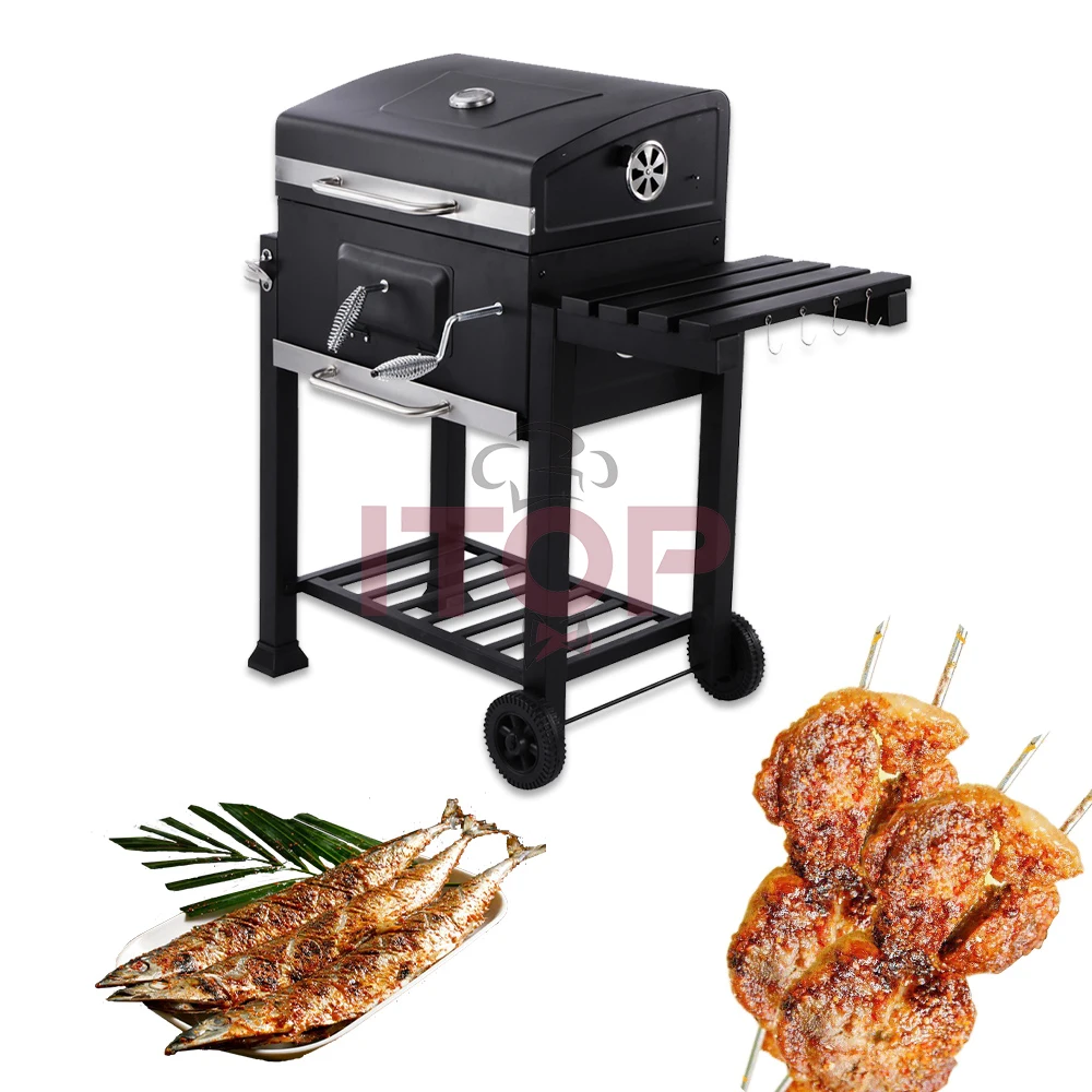 

Hot Sale Camping Accessories Portable Folding Charcoal Bbq Grill Large BBQ Parrilla De Barbacoa De Carbon