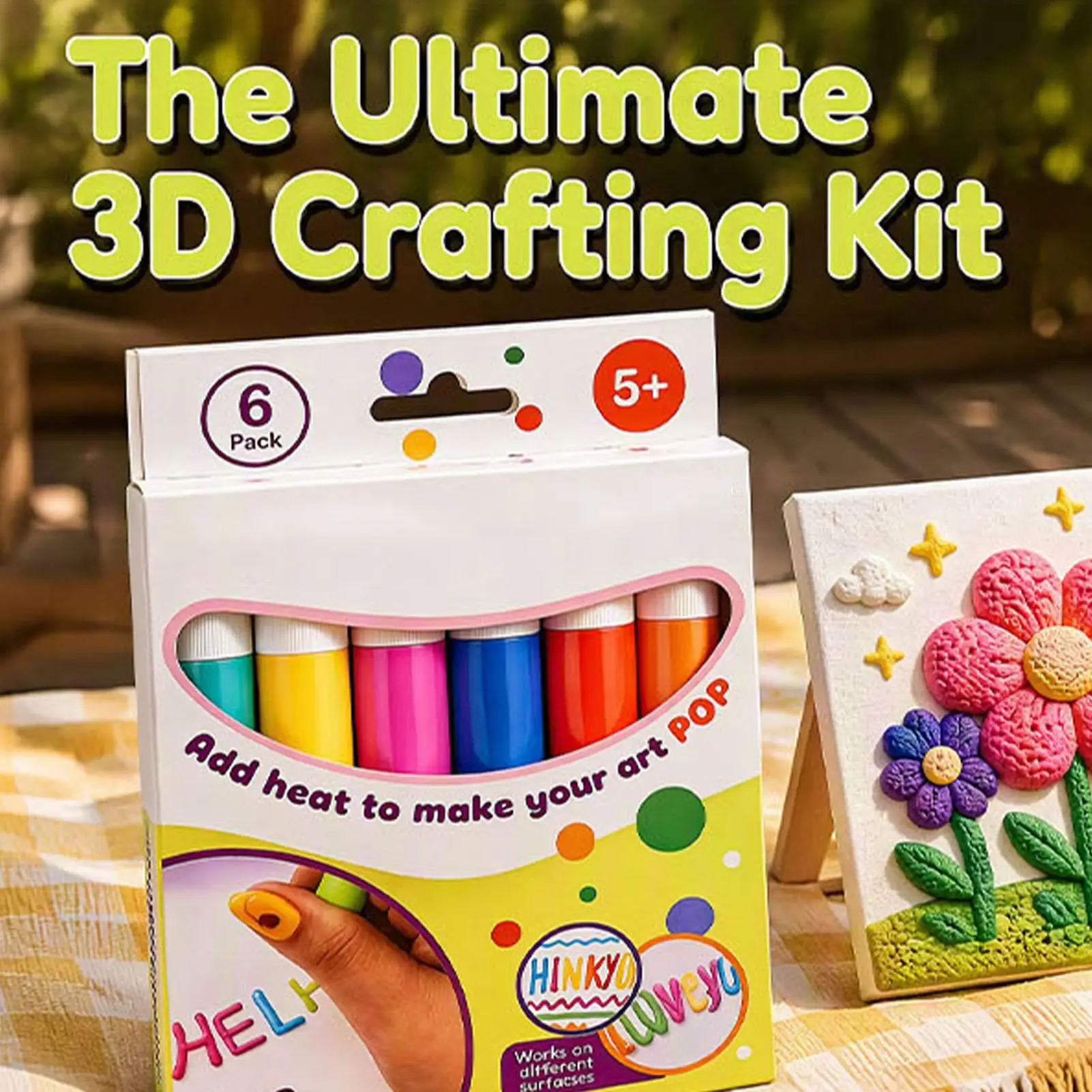 DIY Bubble Popcorn Drawing Pens 3D Magic Puffy Effect Drawing Pens Safe Pen Greeting Birthday Cards Handmade Kids Gifts view 2