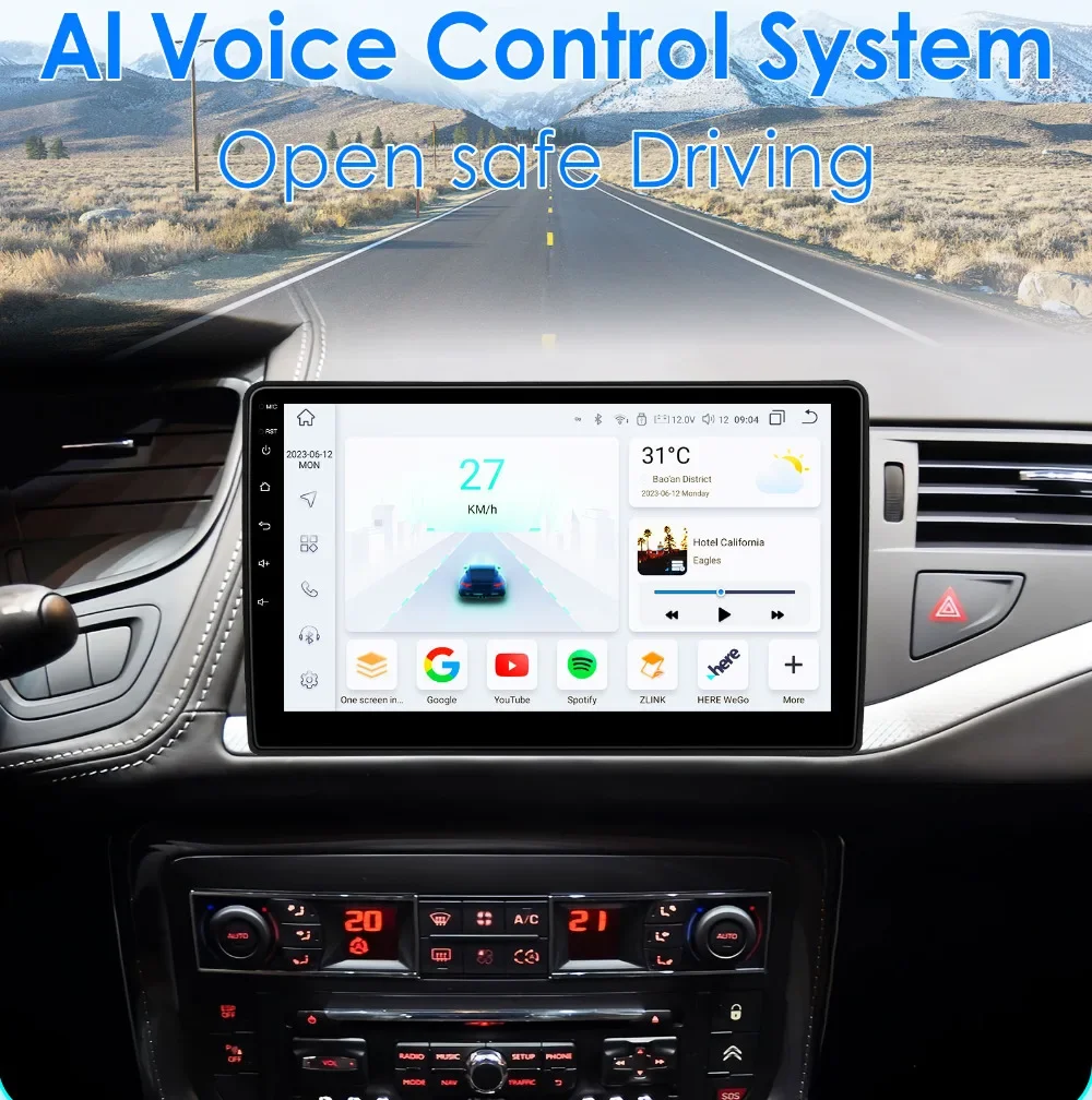 Android Car Radio Player for Citroen C5 Car Stereo Multimedia Video Android Auto WIFI Carplay GPS 7862 Audio Intelligent Screen