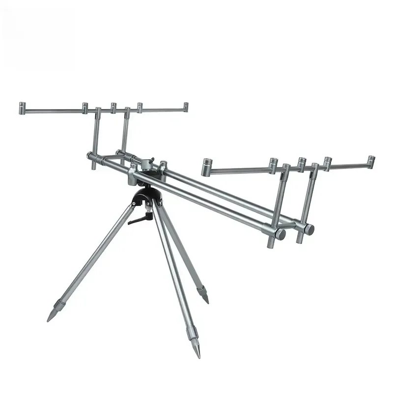 Professional 80-130cm Fishing Rod Bracket Aluminum Alloy Adjustment Height Tripod Bracket for Fishing Tackle