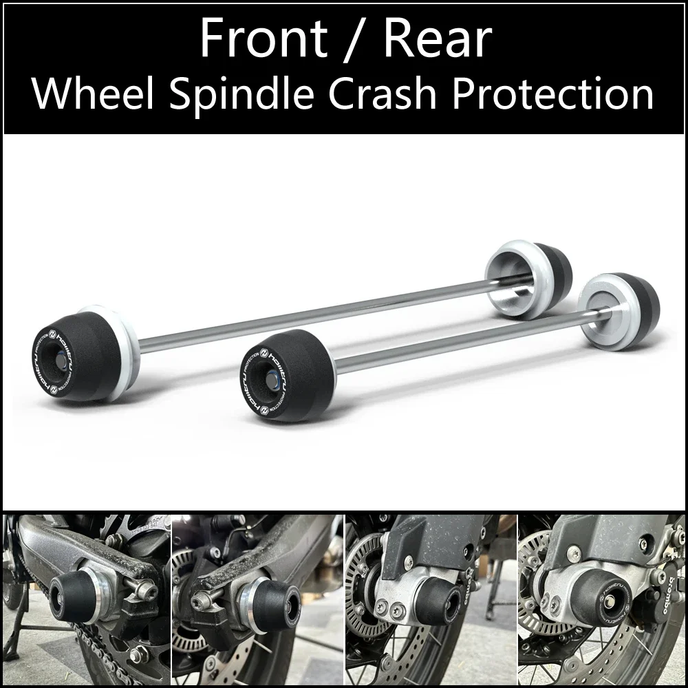 

For BMW F750GS F850GS 2020-2023 Front Rear wheel Spindle Crash Protection