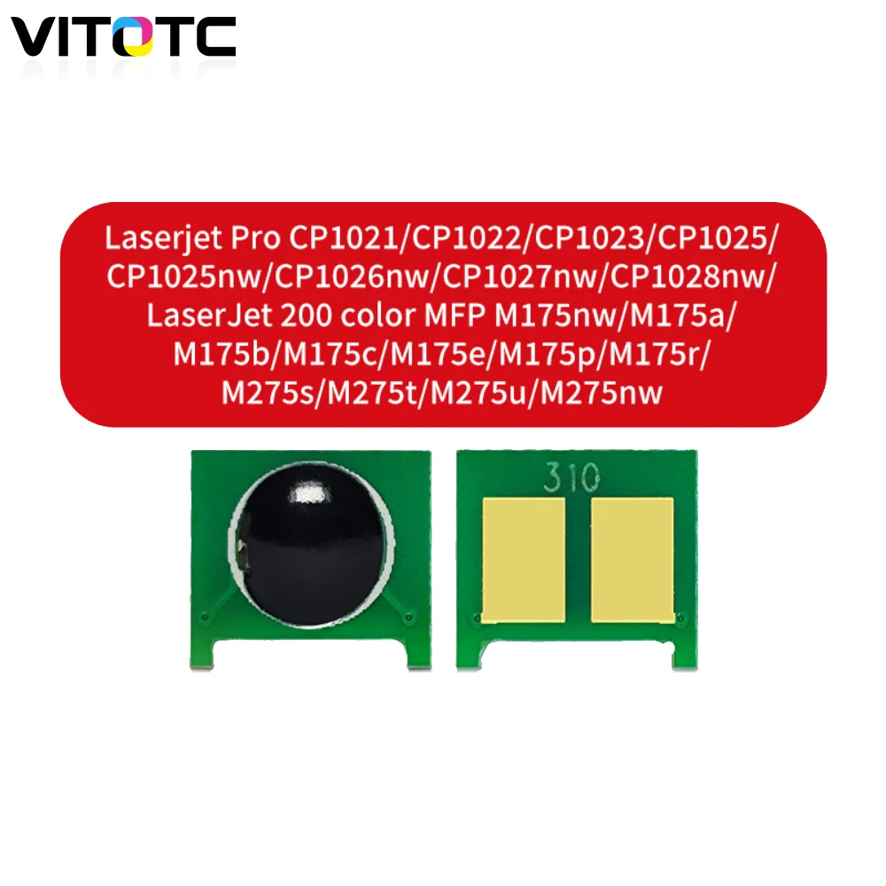 CE310A CE311A CE312A CE313A Toner Cartridge Chip Compatible For HP LaserJet Pro CP1025 CP 1025 NW M175 M175nw 275 Reset Chips