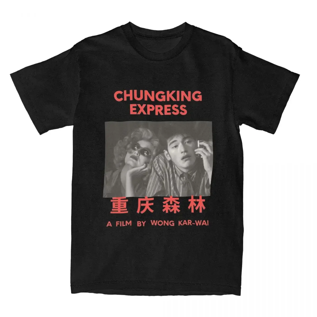 Men harajuku T-Shirts Movie Chungking Express Wong Kar Wai Film Accessories Cool 100% Cotton vintage T Shirts Clothing Gift Idea