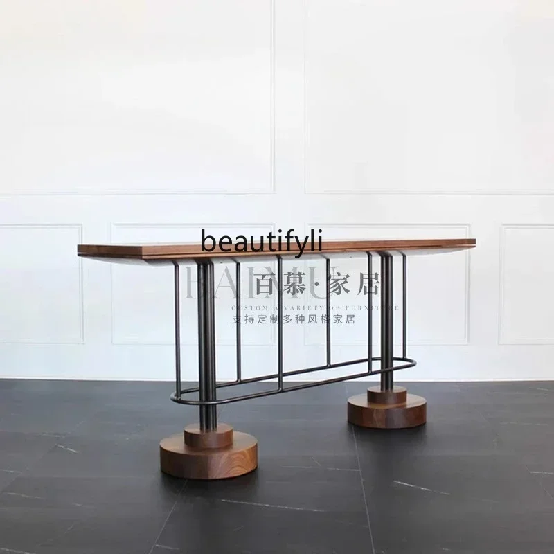 NQ52 Great discounts Nordic creative entrance table light luxury high-end bedroom end stool French high-end solid wood medieval