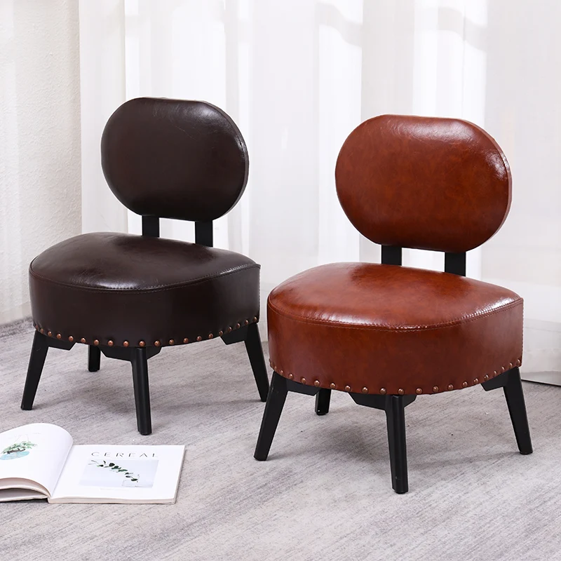 

Light luxury soft bag sturdy bench household Nordic pier