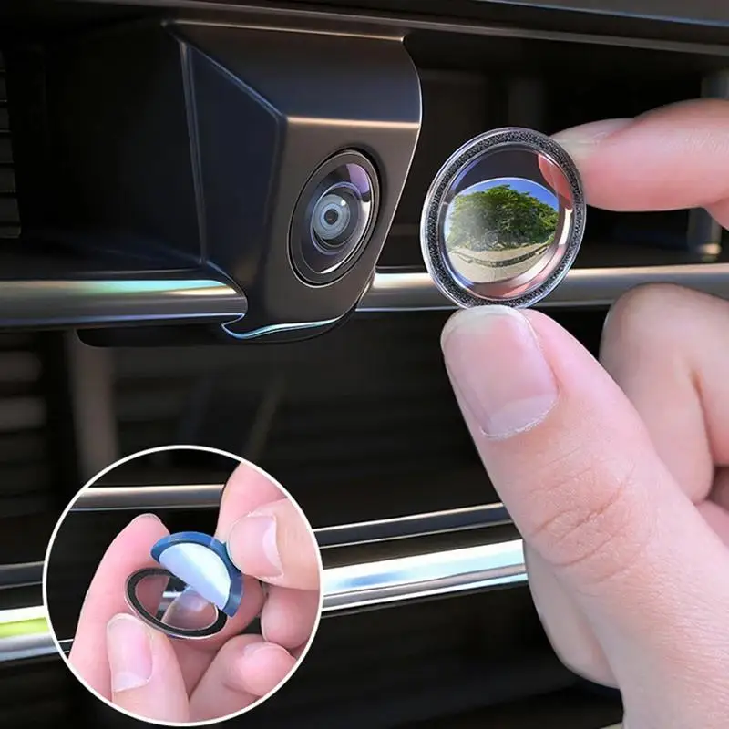 Car Camera Lens Protector for 360 Degree Rear View Backup Camera Scratch Resistant Easy Install Cover for Parking Safety