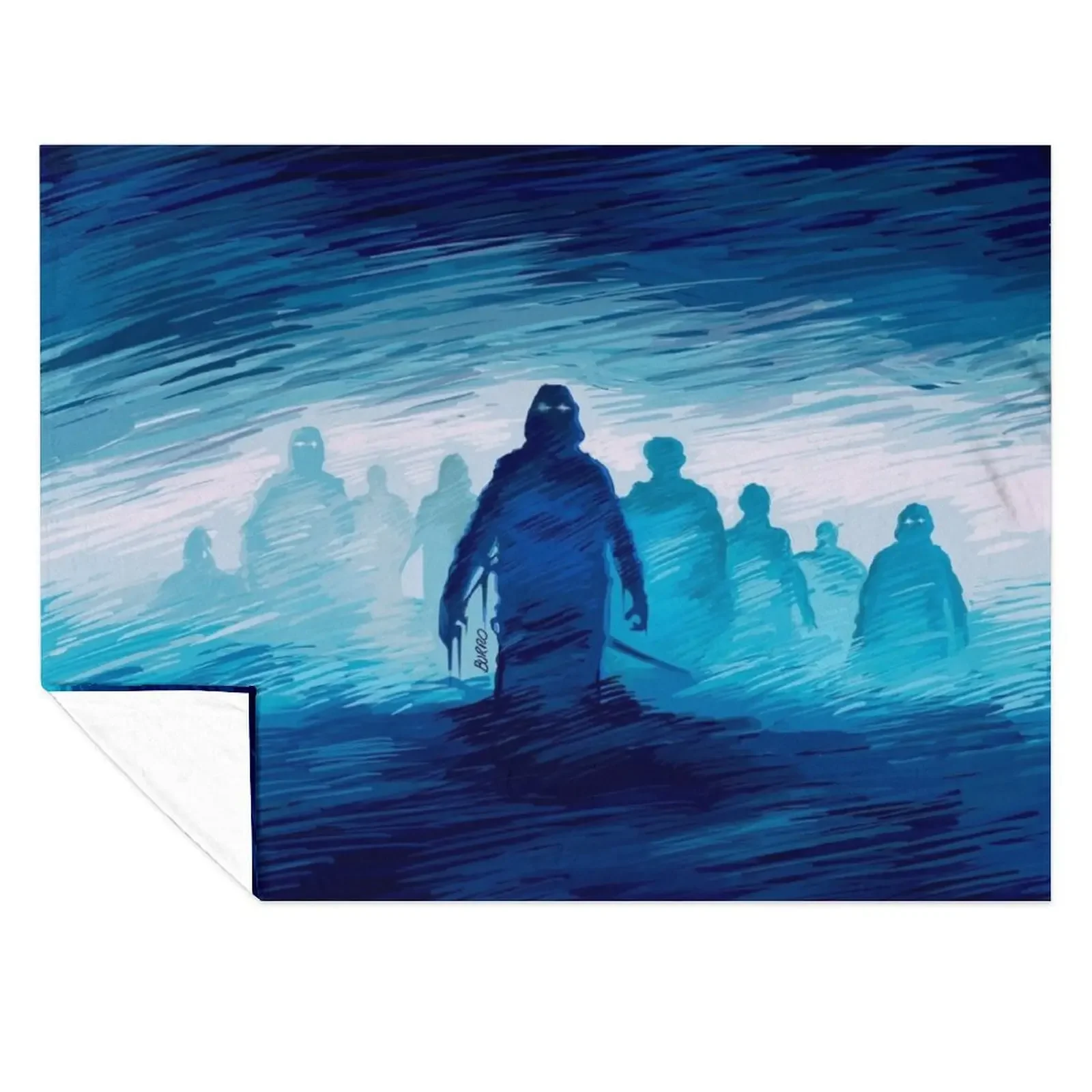 

The Fog Illustration - John Carpenter Throw Blanket Single Decorative Throw Soft Big anime Blankets