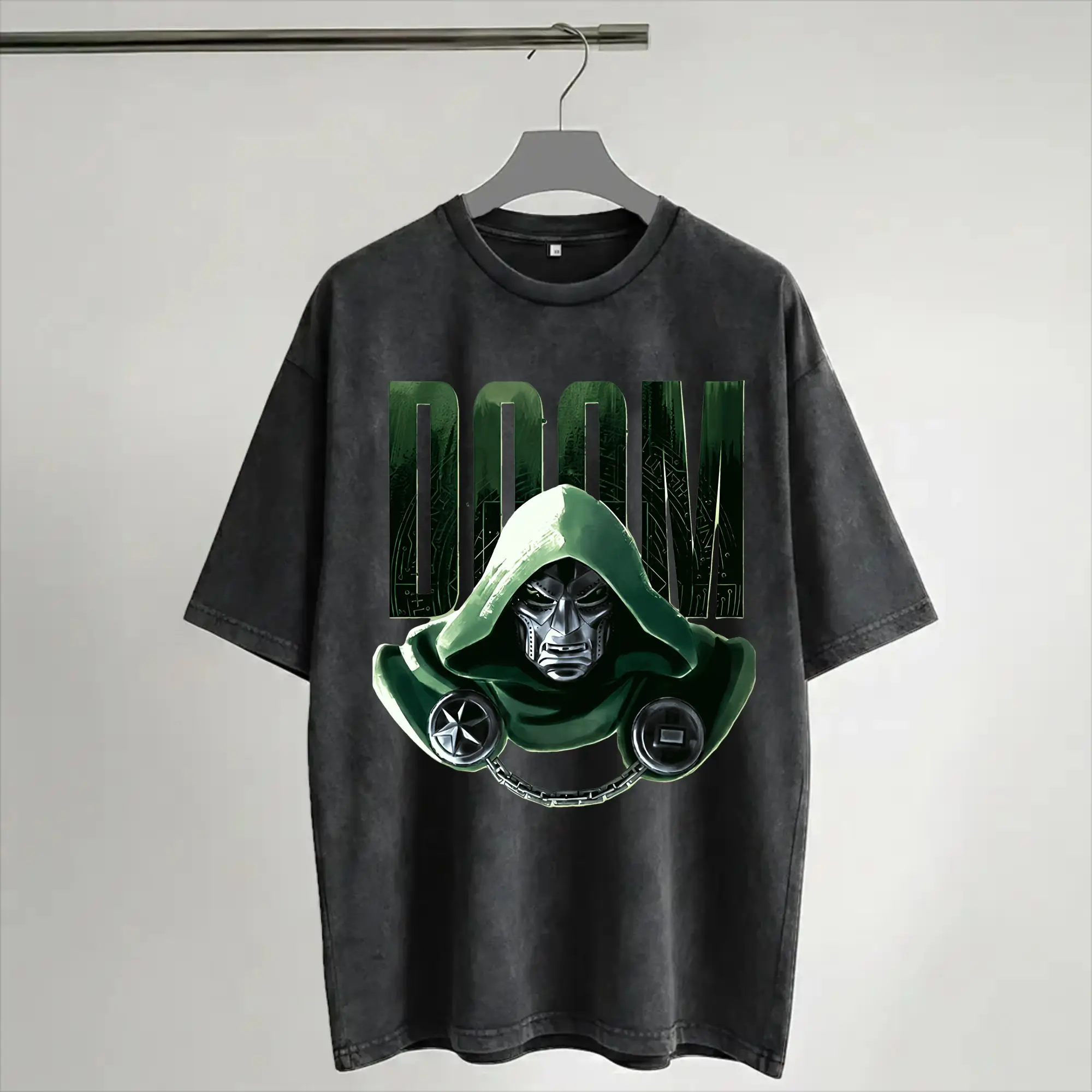 2024 Summer dr.Dooms  Washed Shirts Accessories Harajuku T-Shirt  Men Women Tee