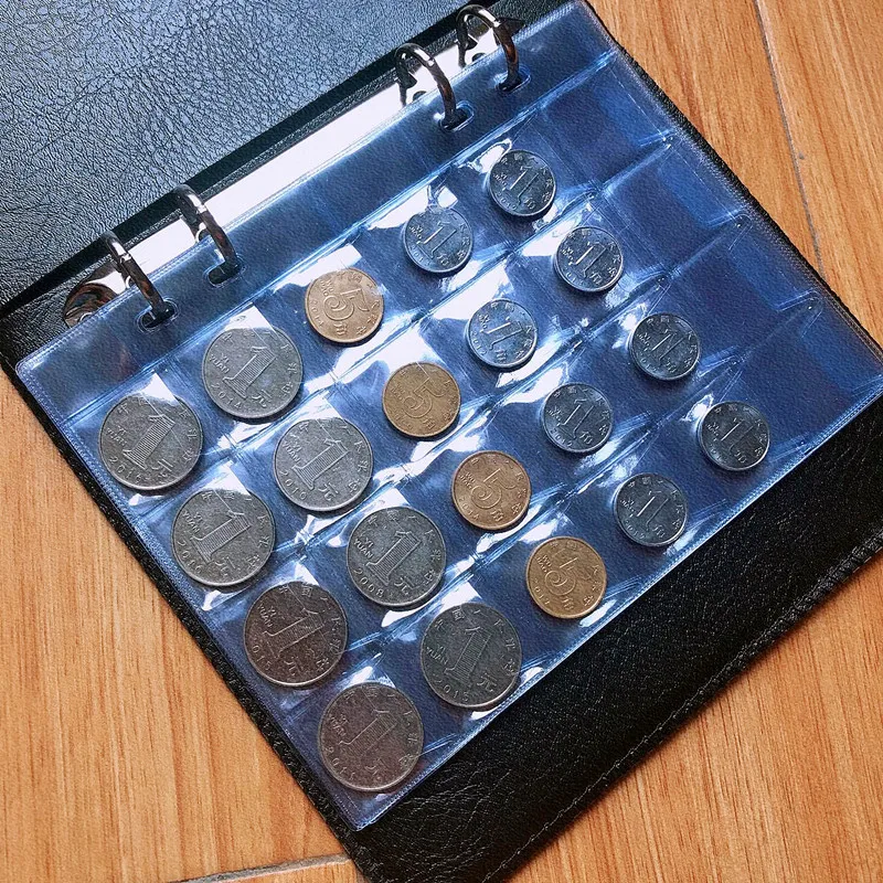 480/120 Taschen Großes Münzsammelalbum – Sammelmappe für antike Münzen, königliche Gedenkmünzen und Sammlerstücke