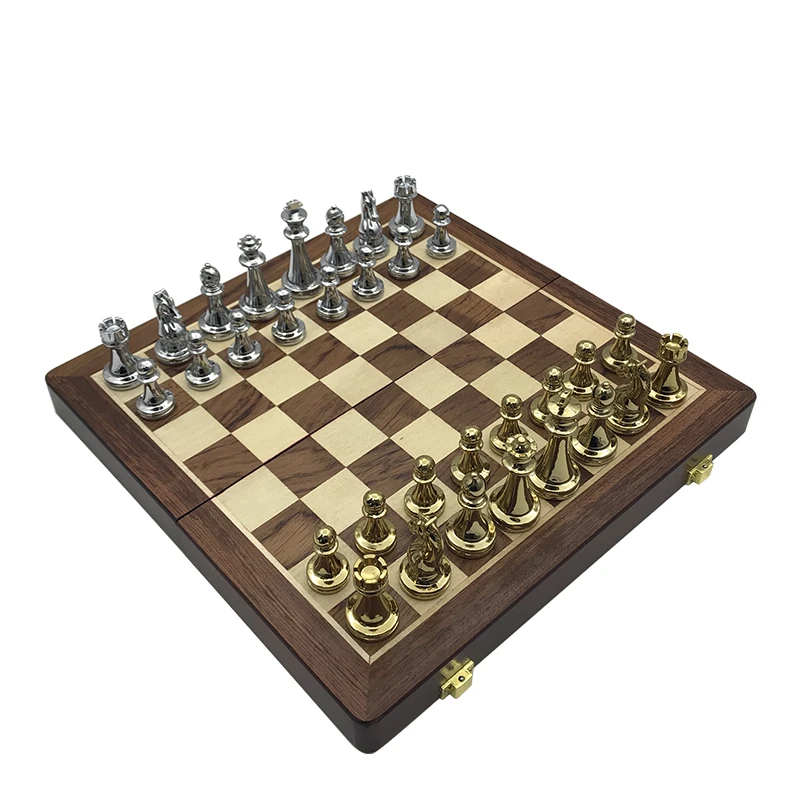 deluxe-wooden-checkerboard-set-30cm-1181in-portable-folding-checkerboard-with-weight-zinc-alloy-chess-pieces-christmas-gift