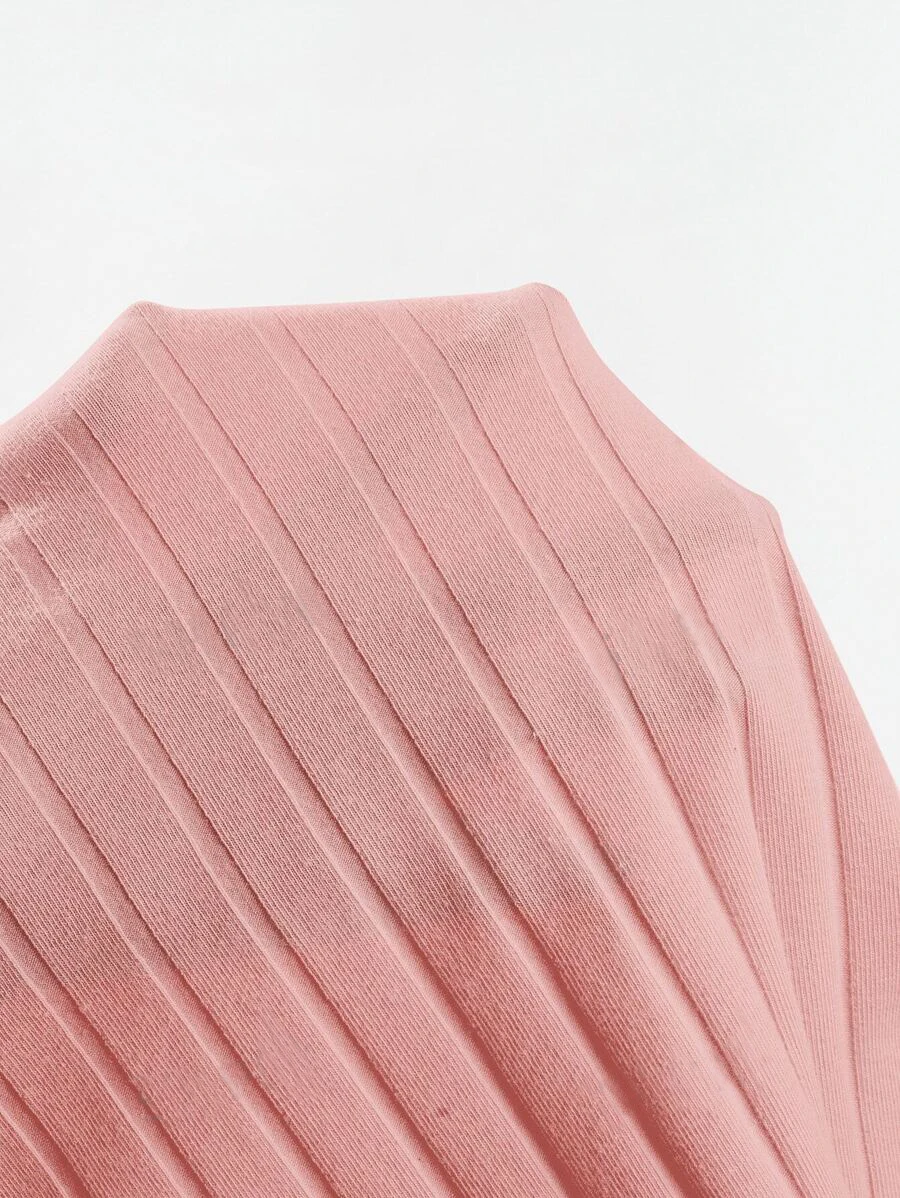 Neues kurzärmeliges, schmales T-Shirt mit V-Ausschnitt, sexy und vielseitiger, eng anliegender Jumpsuit. – Detail 37