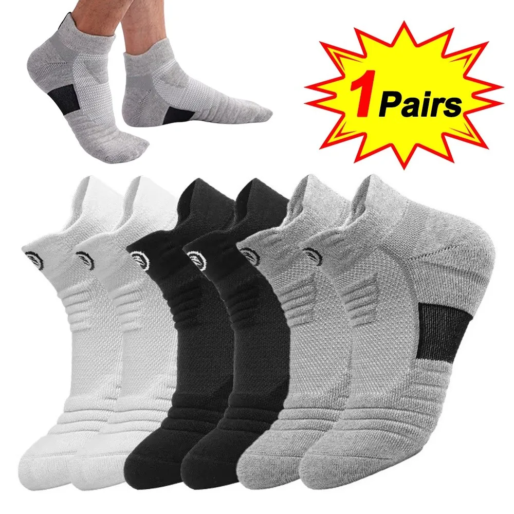 New Cotton Football Socks Breathable Thickened Soccer Socks Deodorous Anti-slip Sports Boat Socks Men