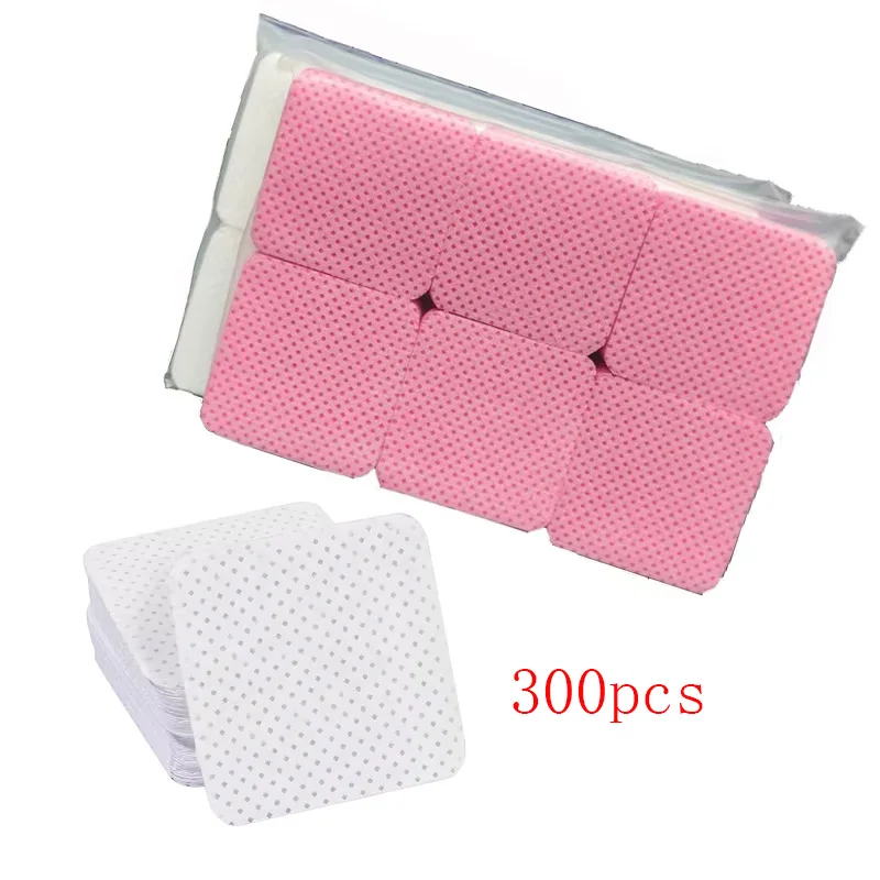 300 قطعة من مناديل مزيل طلاء الأظافر، وسادات تنظيف طلاء الأظافر، وسادات أظافر غير منسوجة لصالونات التجميل للنساء والفتيات #2
