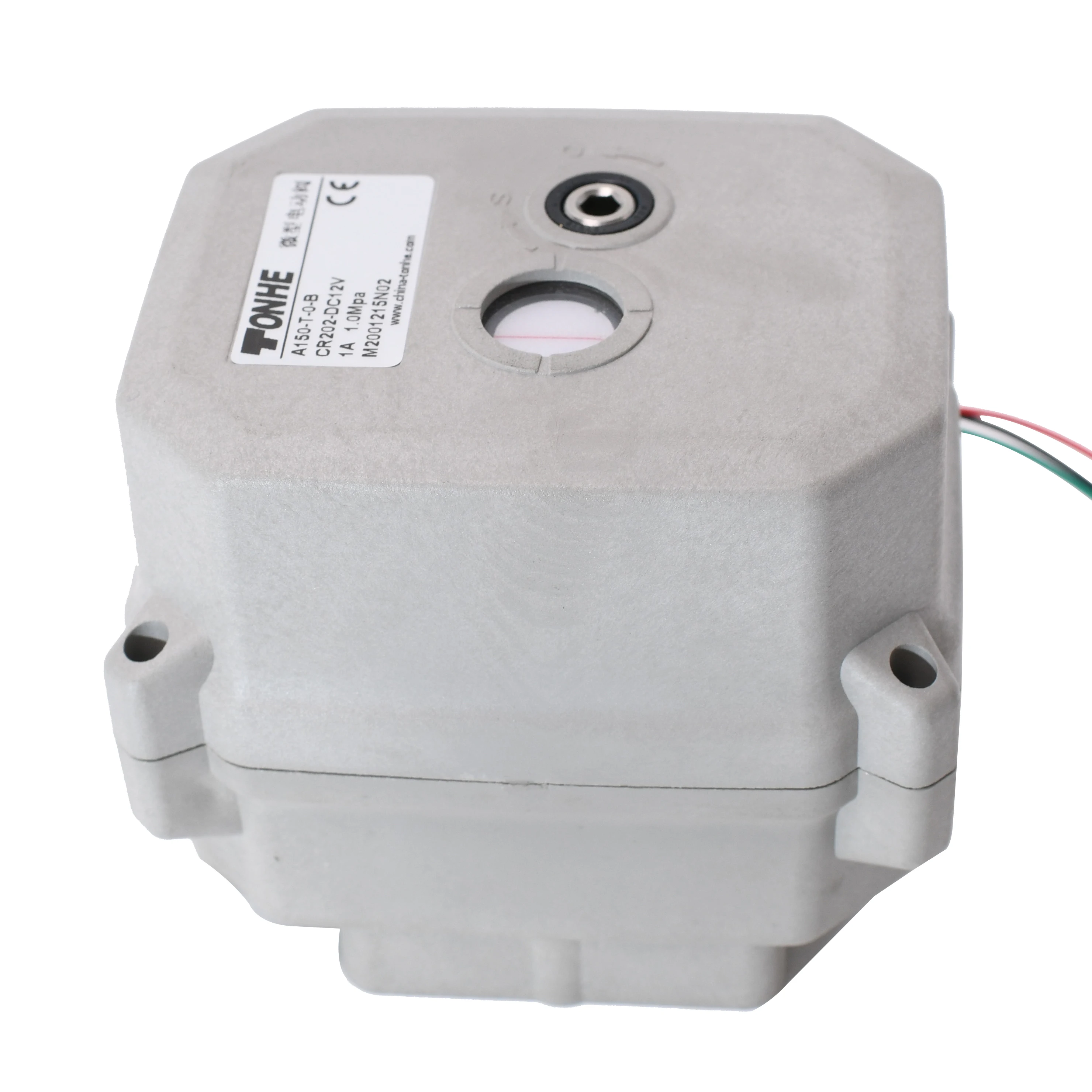 TONHE A150 15N ISO5211 F03 F05 AC 110V 220V صمامات المحرك الكهربائي على الخروج NC
