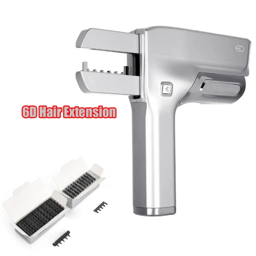6D Salon Hair Connector Tool Kit No-trace Human 3nd Hair Extension Machine