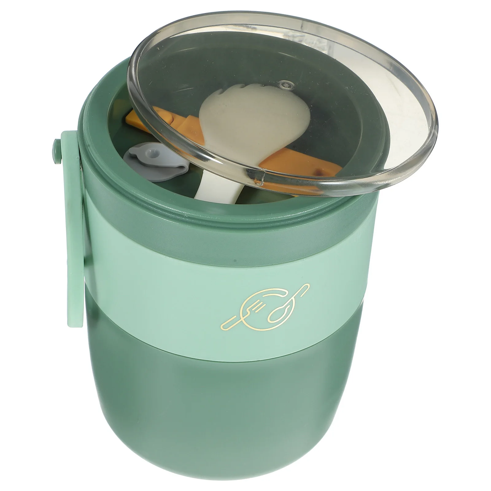 

Breakfast Cup Portable Food Container with Lid for Overnight Oats Soup Cereal Yogurt Milk Overnight Oats Cup