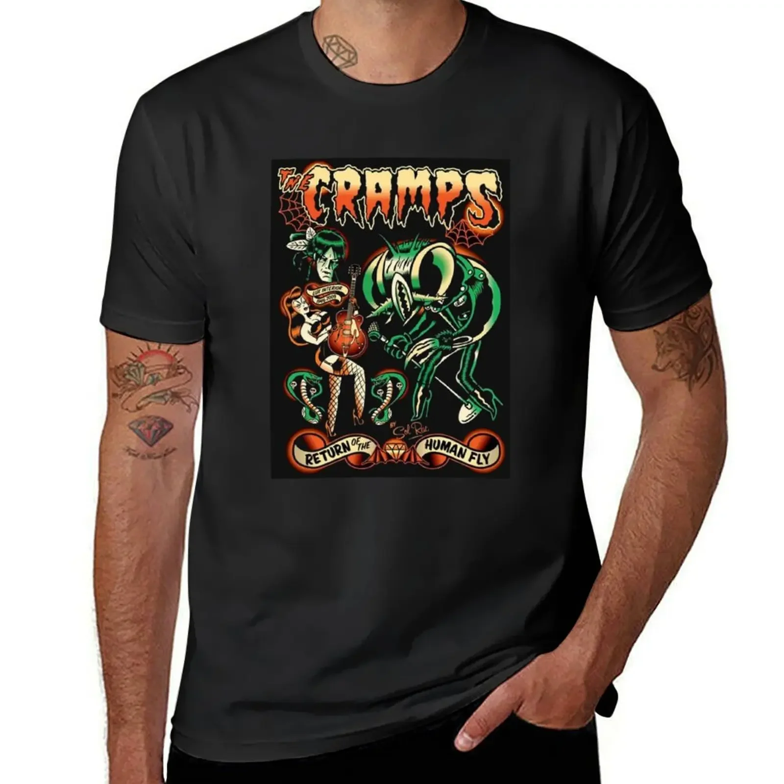 

the cramps T-Shirt sweat aesthetic clothes heavyweight t shirts for men