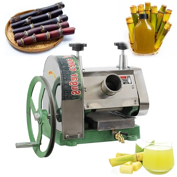 Top sale 60kg/h sugarcane juicer machine Stainless steel sugar cane juicer Manual Sugarcane juicer