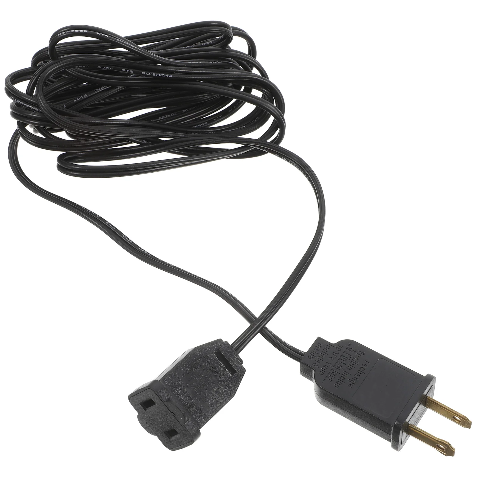 

Waterproof Extension Cord 120 Inch for Christmas String Lights Indoor Outdoor Use Male Female Connectors Thin Extension Cord