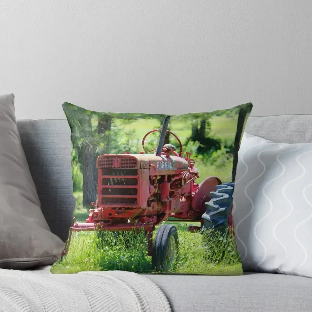

McCormick Farmall Tractor Throw Pillow Decorative Cushions Luxury Cushion Cover christmas pillowcases Pillowcase Cushion pillow