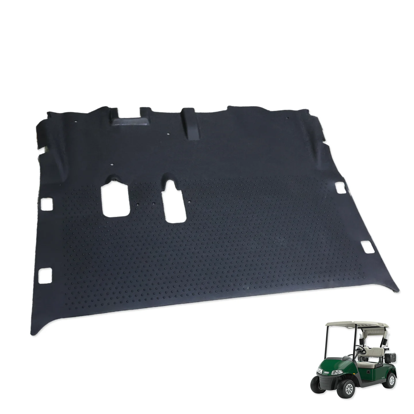 Golf Cart Accessories E‑Z‑GO RXV Golf Cart Floor Mat Full Coverage Rubber Floormat Fits Gas & Electric OEM 601118 603707
