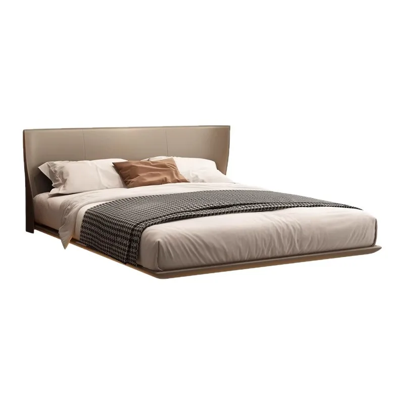 

Light luxury master bedroom big bed modern simple minimalist high-end big