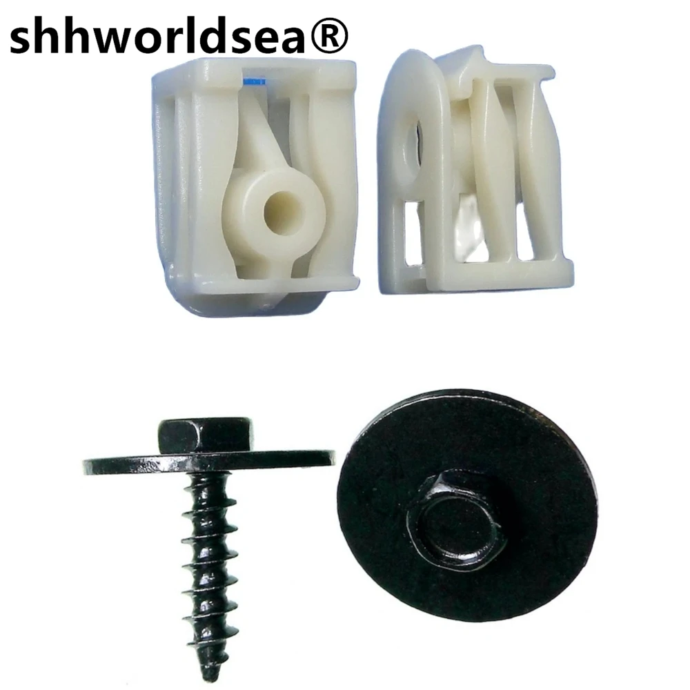 worldgolden 10pcs  For BMW Front Fender Liner C-Clip Hex Bolt Screw Combo Kit 07147311312 07149213164 Car Accessories