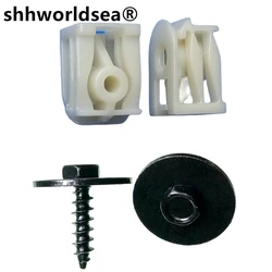 worldgolden 10pcs  For BMW Front Fender Liner C-Clip Hex Bolt Screw Combo Kit 07147311312 07149213164 Car Accessories