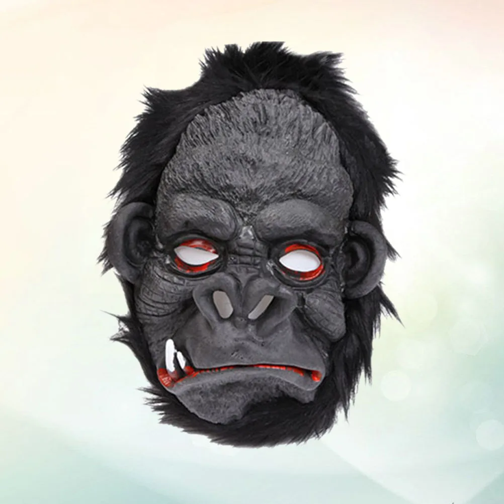 

Orangutan Face Mask Costume Gorilla Masquerade Party Halloween Big Ears Lightweight High Quality Unique Design for Costume