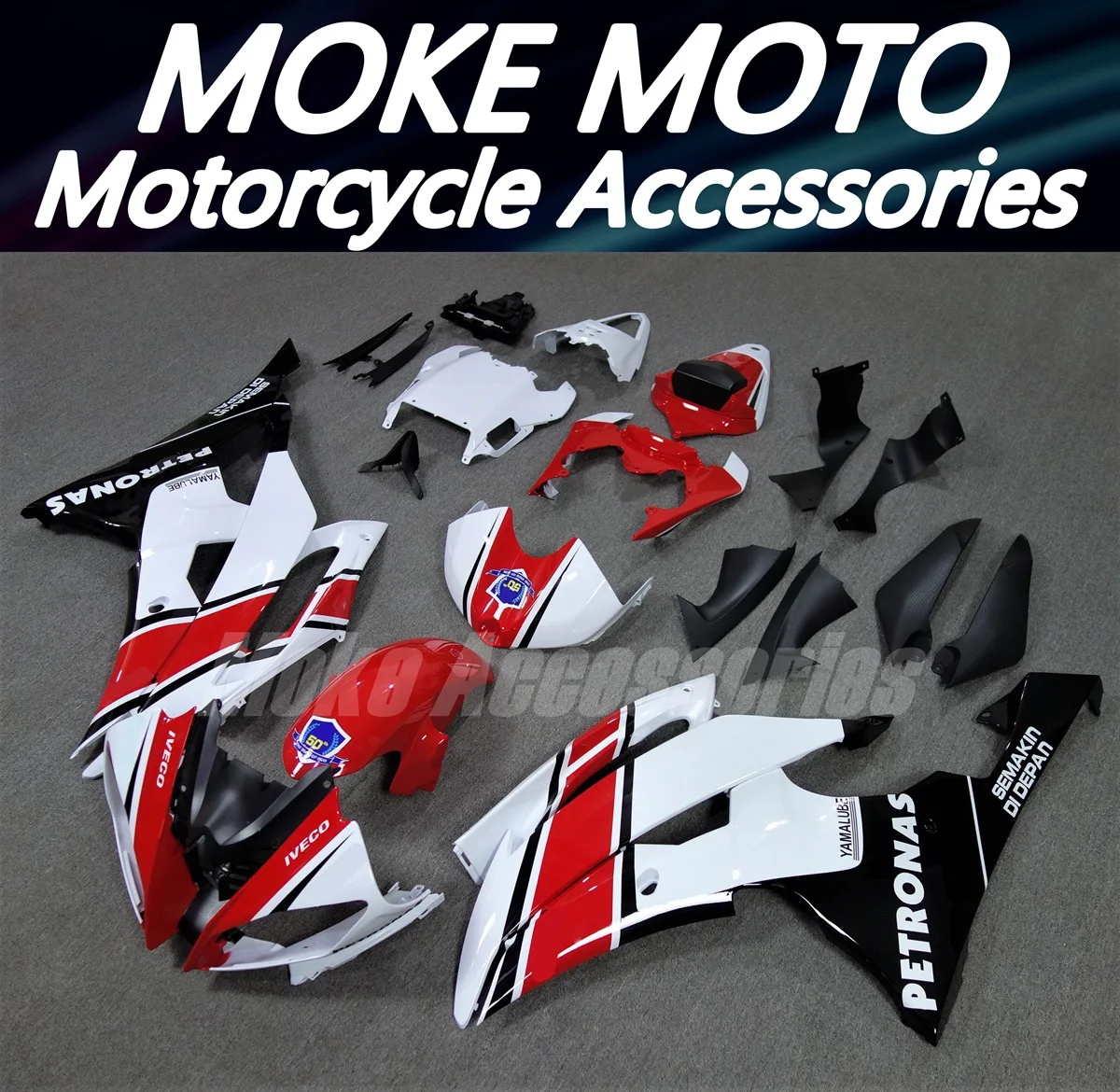 Motorcycle Fairings Kit Fit For Yzf R6 2008 2009 2010 2011 2012 2013 2014 2015 2016 Bodywork Set Abs Injection White