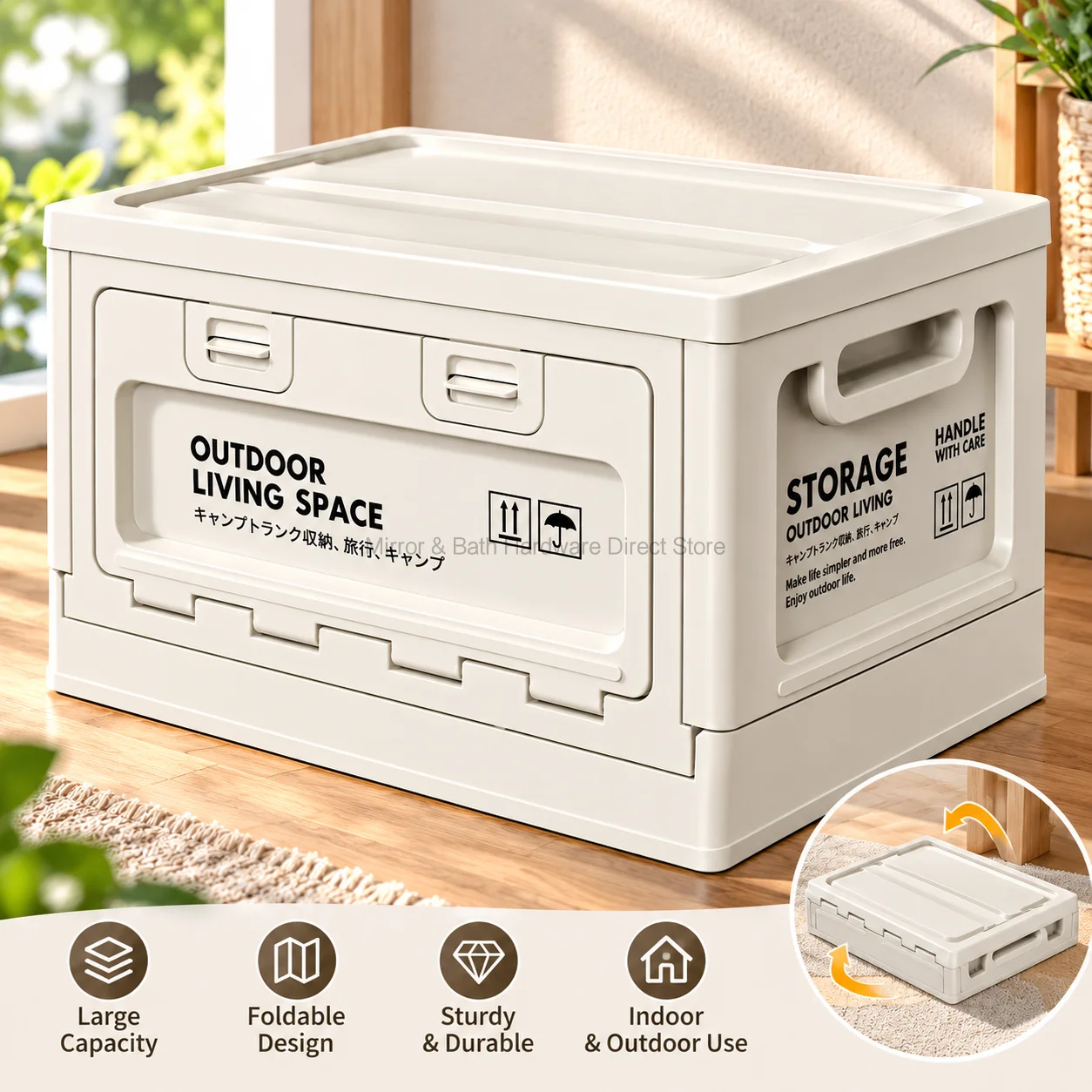 Складной ящик для хранения вещ – обзор и цена Car Trunk Organizer Foldable Storage Box