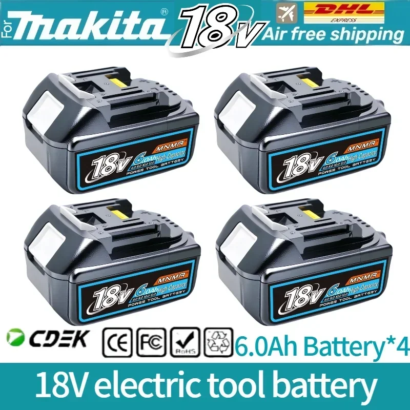 6AH 8AH 10AH 12AH Voor Makita 18V Batterij Power Tools Li-Ion Vervanging LXT BL1840 BL1850 voor 18V Schroevendraaier met BMS ✅ ? ?