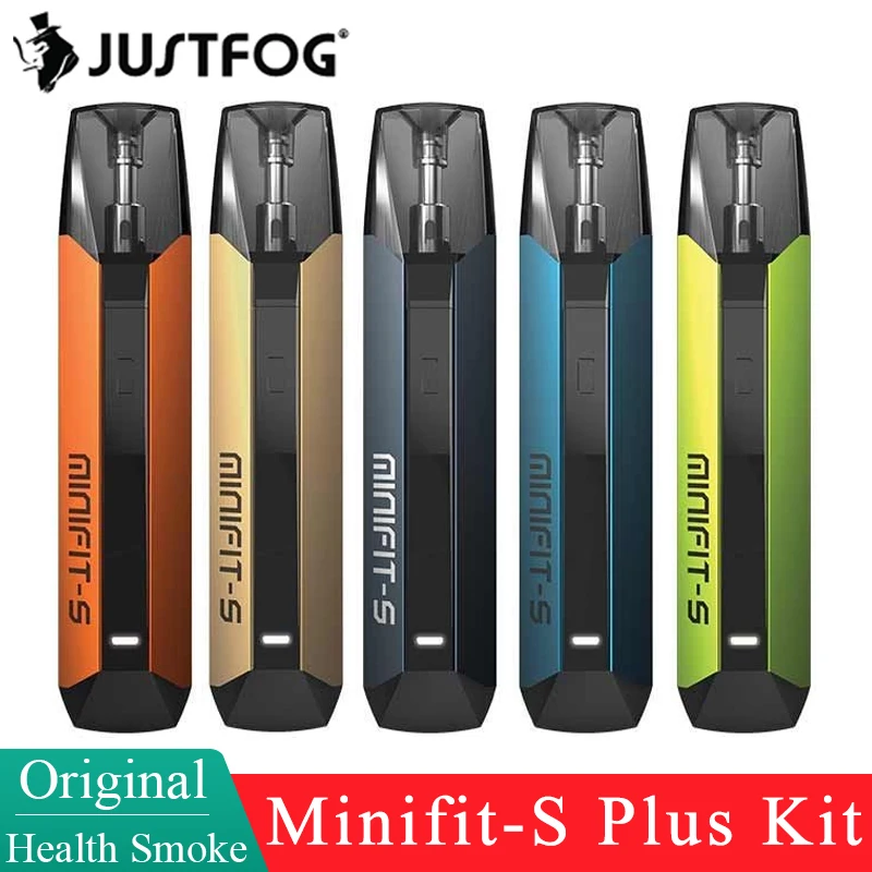 Original Justfog Minifit-S Plus Kit 1.9ml Pod Cartridge & 650mAh built-in battery 12W Electronic Cigarette Auto Vape Vaporizer