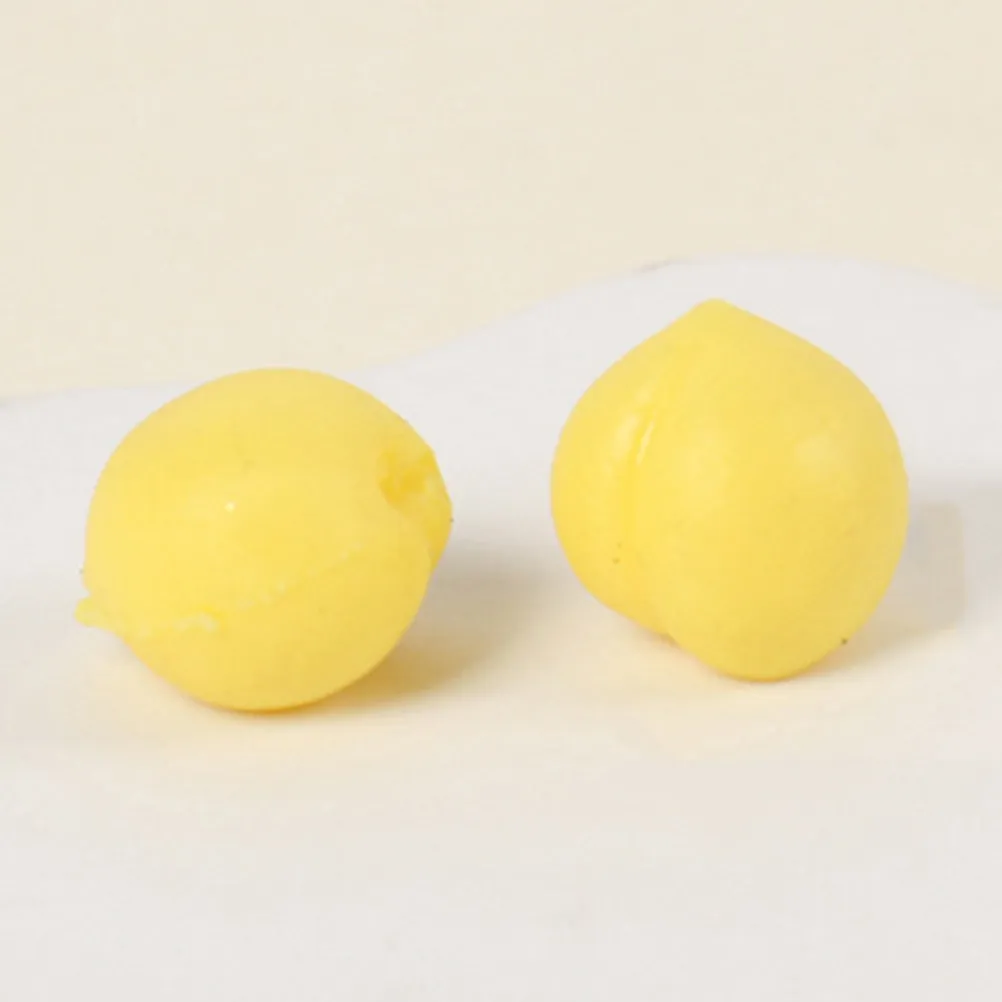 20Pcs Mini Peach Stress Relief Squeeze Creative Anxiety Decompression Fruit Hand Plaything for Office Party Relaxing Sensory Fun