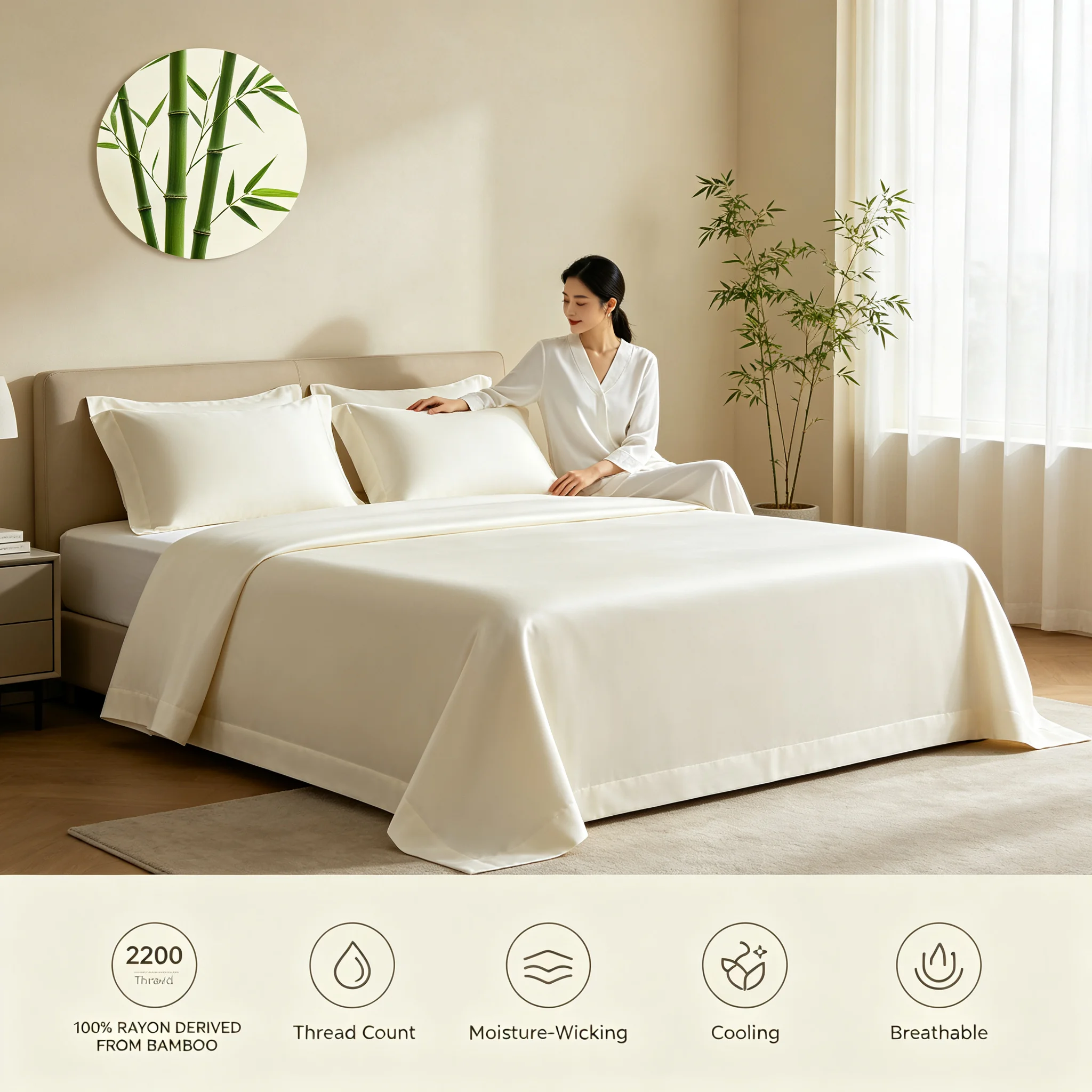 طقم ملاءات سرير من قماش الخيزر - مراجعة Fitted Bed Sheets Deep Pocket وسعره