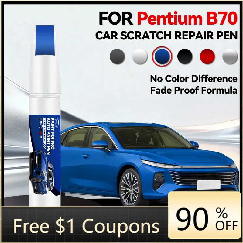 

Car Tool Accessories For Pentium B70 1994-2026 Paint Repair Pen Touch Up Scratch Remover DIY Auto Accessories Black White Sil
